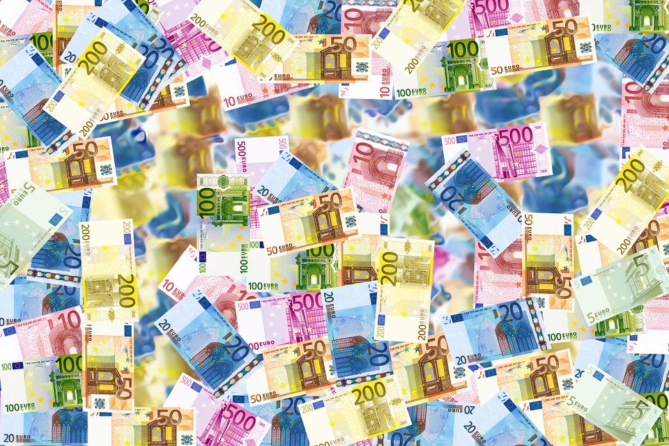 rozložená eura